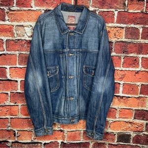 Lucky Brand Mens Denim Jacket Size XL